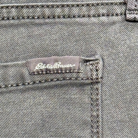 Eddie Bauer Jeans Slightly Curvy Fit Skinny Ankle Leg Stretch Gray Denim Size 0 - Picture 6 of 10